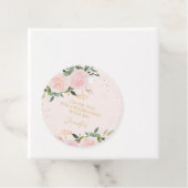 金ゴールドピンクフローラ誕生日 フェイバータグ (インサイチュ)