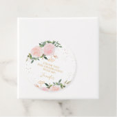 金ゴールドピンクフローラ誕生日 フェイバータグ (インサイチュ)