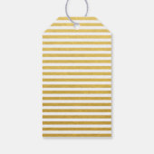 金ゴールドピンクブランチとバブリーブライダルシャワーラベル ギフトタグ (裏面)