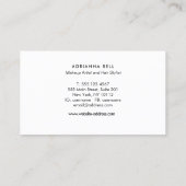 金ゴールドピンクヘアサロン8パンチロイヤリティ ロイヤリティカード (裏面)