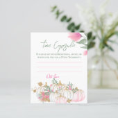 金ゴールドピンクホワイトカボチャベビータイムカプセルカード (スタンド正面)