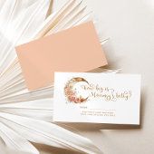 金ゴールドピンクボホムーンママのお腹の大きさ エンクロージャーカード