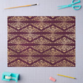 金ゴールドピーコックとブルゴーニュ・デコップフィルム 薄葉紙 (クラフト)