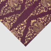 金ゴールドピーコックとブルゴーニュ・デコップフィルム 薄葉紙 (詳細)