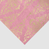 金ゴールドピーコックスとフィリグリーオンピンクデコパージュ 薄葉紙 (詳細)
