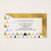 金ゴールドピーチブルーイベントプランナー名刺 (裏面)