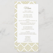 金ゴールドファイルメニューカード メニュー (正面/裏面)