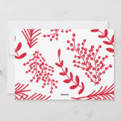 金ゴールドファミリーホリデークリスマスハッピーホリデーフォト シーズンカード (裏面)