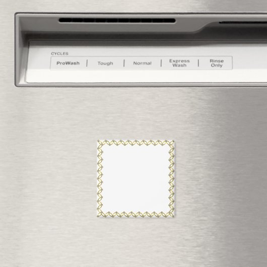 金ゴールドファンシーとダイヤモンドのフレームが自分の磁石を作る マグネット (インサイチュ (食洗機))