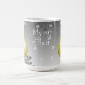 金ゴールドファンシークリスマスオーナメントコーヒーマグ コーヒーマグカップ (中央)