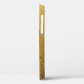 金ゴールドファンシーグリッターiPhone/iPadケース Case-Mate iPhoneケース (裏面 / 左)