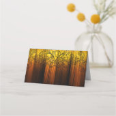 金ゴールドファンシー仮装エスコートカード プレイスカード (裏面)