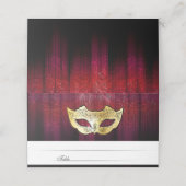 金ゴールドファンシー仮装エスコートカード プレイスカード (外部開封)