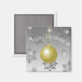 金ゴールドファンシー装飾磁石 マグネット (正面/裏面)