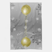 金ゴールドファンシー飾りキッチンタオル キッチンタオル (縦)