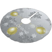 金ゴールドファンシー飾りツリースカート ブラッシュドポリエステルツリースカート (アングル)