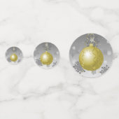 金ゴールドファンシー飾りテーブル紙吹雪 コンフェッティ (正面)