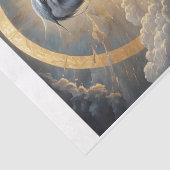 金ゴールドファンタジー湖の青いサギ 薄葉紙 (詳細)