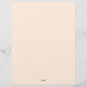 金ゴールドファンフレーム（赤） レターヘッド (裏面)