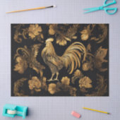 金ゴールドファームハウスロースターオンブラック 薄葉紙 (クラフト)