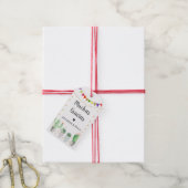 金ゴールドフィエスタサボクムチャスグラシアスベビーシャワー ギフトタグ (より糸付き)