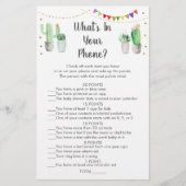 金ゴールドフィエスタサボスあなたの電話ゲームの中に何がある (正面)