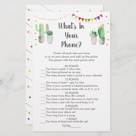 金ゴールドフィエスタサボスあなたの電話ゲームの中に何がある (正面/裏面)