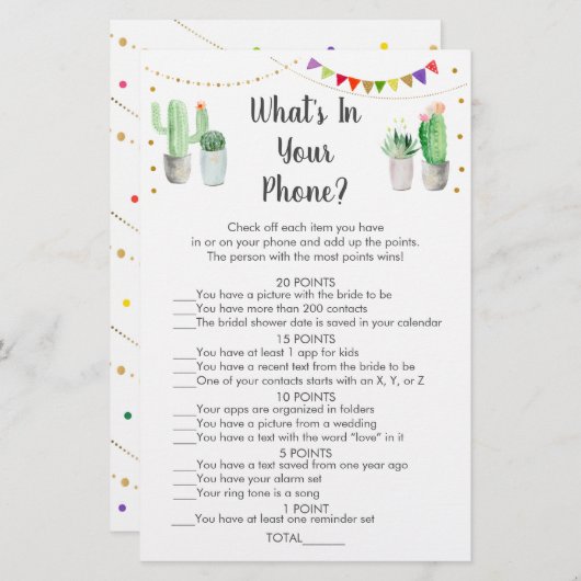 金ゴールドフィエスタサボスあなたの電話ゲームの中に何がある (正面/裏面)