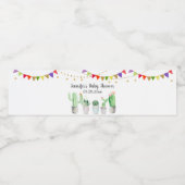 金ゴールドフィエスタサボスベビーシャワー ペットボトルラベル (シングルラベル)