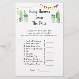 金ゴールドフィエスタサボテンはプライスゲームを推測