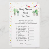 金ゴールドフィエスタサボテンはプライスゲームを推測 (正面/裏面)