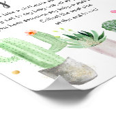 金ゴールドフィエスタサボテンベビーゲーム ポスター (角)