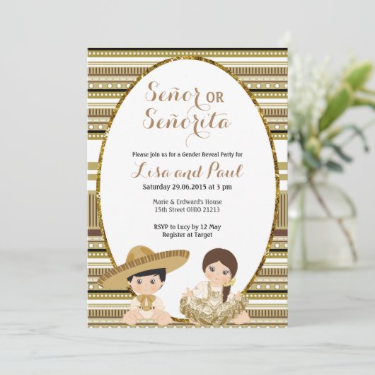 金ゴールドフィエスタセニョールセニョリタジェンダーの公開 招待状 (スタンド正面)