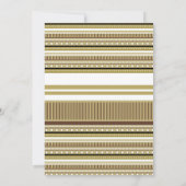 金ゴールドフィエスタボーイ&ガールバプティスマ《キリスト教》洗礼式や命名式 招待状 (裏面)