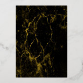 金ゴールドフィリーインスピレーションフォイル招待状 箔招待状 (裏面)