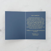 金ゴールドフィルタの渦巻き旋回とエレガントスクリプト誕生日 カード (内部)