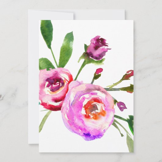 金ゴールドフェイクとフローラの卒業発表の写真 案内状 (裏面)