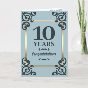 金ゴールドフェイクは毎年の従業員の記念日に栄える カード