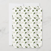 金ゴールドフェイクアイビーリーググラッドフォト招待状 招待状 (裏面)