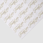 金ゴールドフェイクグリッターとホワイトサンキューパターン2 薄葉紙 (詳細)