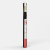 金ゴールドフェイクグリッターフローラモノグラム Case-Mate iPhoneケース (裏面/右)