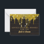 金ゴールドフェイクグリッターホイ結婚ルのアドバイスカード アドバイスカード<br><div class="desc">これは空白の金ゴールドエレガントグリッターフォイルのアドバイスカー結婚ドの名刺である。このカードの特徴は金ゴールドグリッター。それは結婚の座席表、名刺などとして完璧である。クリックitボカスタマイズタンでデザインをパーソナライズ。</div>