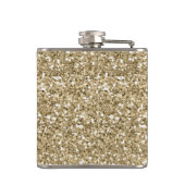 金ゴールドフェイクグリッター箔紙吹雪 フラスク (裏面)