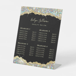 金ゴールドフェイクグリッター続入価格表台座符号 台座サイン