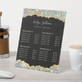 金ゴールドフェイクグリッター続入価格表台座符号 台座サイン (インサイチュ)