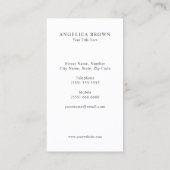 金ゴールドフェイクグリッターPineapple名刺 名刺 (裏面)