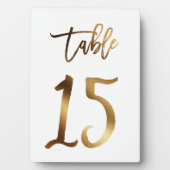 金ゴールドフェイクシック表番号15 フォトプラーク (正面)