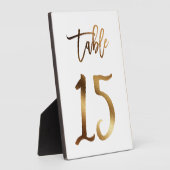 金ゴールドフェイクシック表番号15 フォトプラーク (側面)