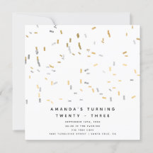 金ゴールドフェイクシルバモダンンドスプレイスメントアダルト誕生日