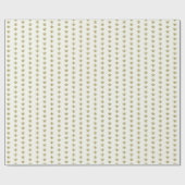 金ゴールドフェイクフルーデリスアイボリー ラッピングペーパー (フラット)